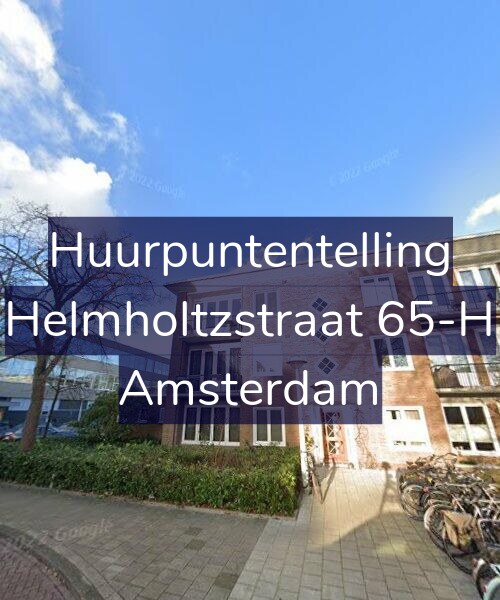 Foto gevel Huurpuntentelling voor Helmholtzstraat 65-H, Amsterdam