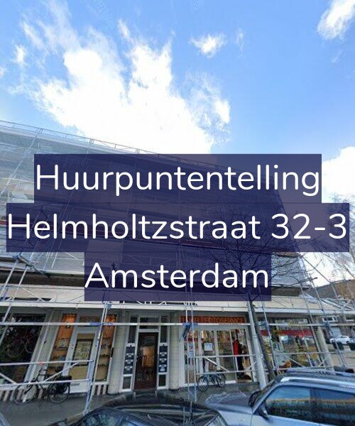 Foto gevel Huurpuntentelling voor Helmholtzstraat 32-3, Amsterdam