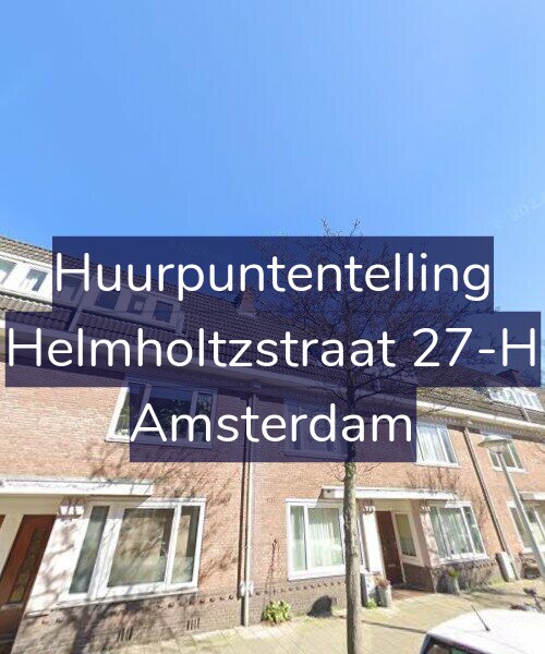 Foto gevel Huurpuntentelling voor Helmholtzstraat 27-H, Amsterdam