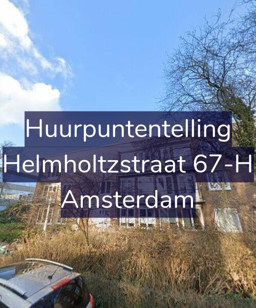 Foto gevel Huurpuntentelling voor Helmholtzstraat 67-H, Amsterdam