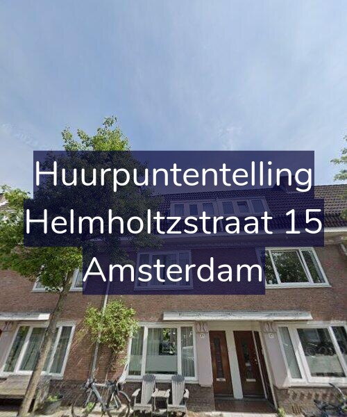 Foto gevel Huurpuntentelling voor Helmholtzstraat 15, Amsterdam