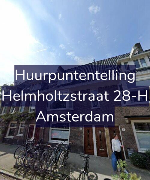 Foto gevel Huurpuntentelling voor Helmholtzstraat 28-H, Amsterdam