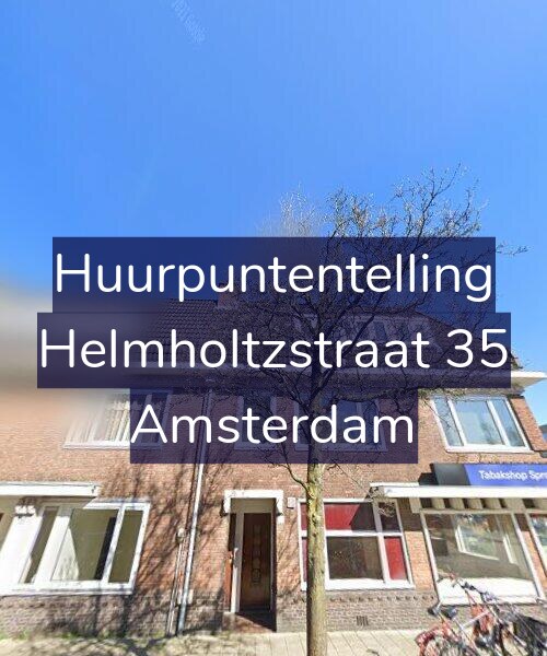 Foto gevel Huurpuntentelling voor Helmholtzstraat 35, Amsterdam