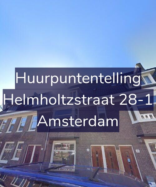 Foto gevel Huurpuntentelling voor Helmholtzstraat 28-1, Amsterdam