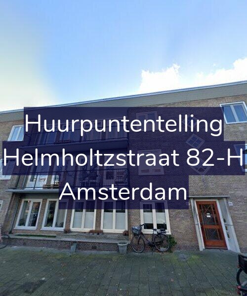 Foto gevel Huurpuntentelling voor Helmholtzstraat 82-H, Amsterdam