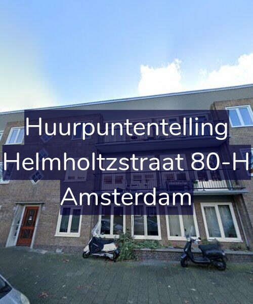 Foto gevel Huurpuntentelling voor Helmholtzstraat 80-H, Amsterdam
