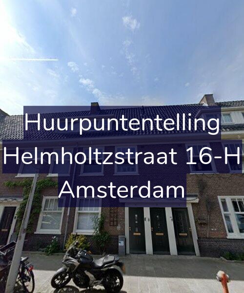 Foto gevel Huurpuntentelling voor Helmholtzstraat 16-H, Amsterdam