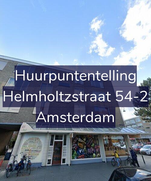 Foto gevel Huurpuntentelling voor Helmholtzstraat 54-2, Amsterdam