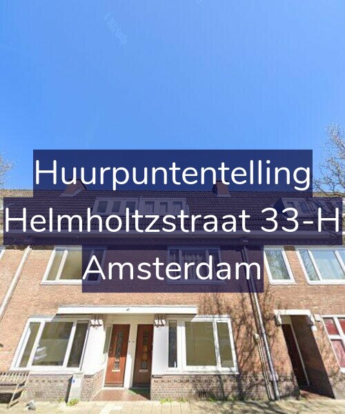 Foto gevel Huurpuntentelling voor Helmholtzstraat 33-H, Amsterdam
