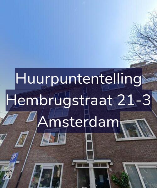 Foto gevel Huurpuntentelling voor Hembrugstraat 21-3, Amsterdam