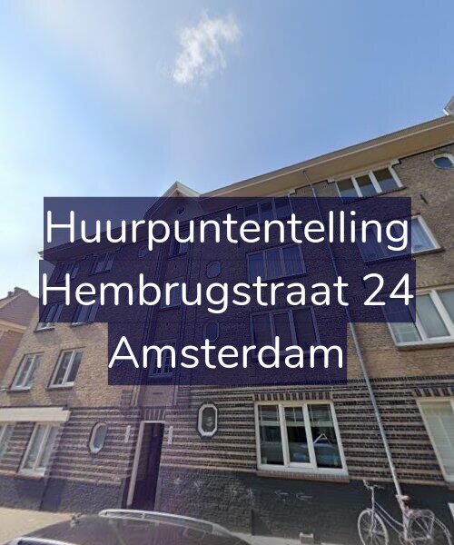 Foto gevel Huurpuntentelling voor Hembrugstraat 24, Amsterdam