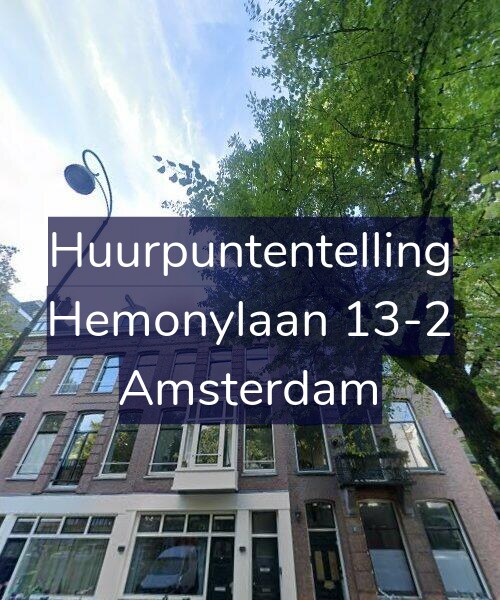 Foto gevel Huurpuntentelling voor Hemonylaan 13-2, Amsterdam