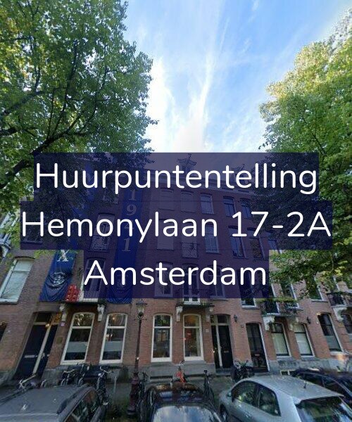Foto gevel Huurpuntentelling voor Hemonylaan 17-2A, Amsterdam
