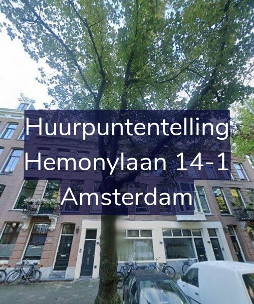 Foto gevel Huurpuntentelling voor Hemonylaan 14-1, Amsterdam