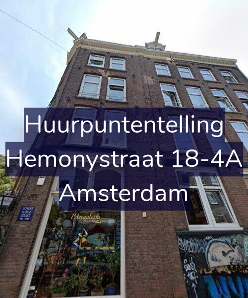 Foto gevel Huurpuntentelling voor Hemonystraat 18-4A, Amsterdam