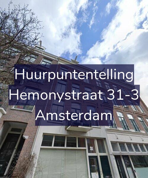 Foto gevel Huurpuntentelling voor Hemonystraat 31-3, Amsterdam