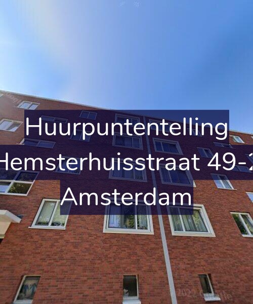 Foto gevel Huurpuntentelling voor Hemsterhuisstraat 49-2, Amsterdam