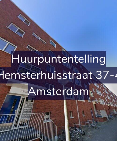 Foto gevel Huurpuntentelling voor Hemsterhuisstraat 37-4, Amsterdam