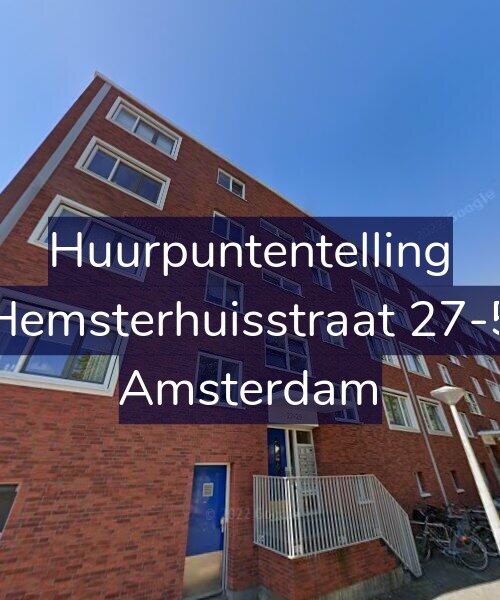 Foto gevel Huurpuntentelling voor Hemsterhuisstraat 27-5, Amsterdam