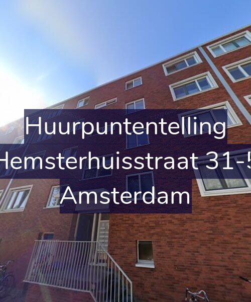 Foto gevel Huurpuntentelling voor Hemsterhuisstraat 31-5, Amsterdam