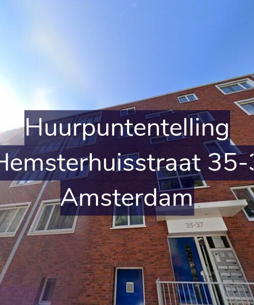 Foto gevel Huurpuntentelling voor Hemsterhuisstraat 35-3, Amsterdam