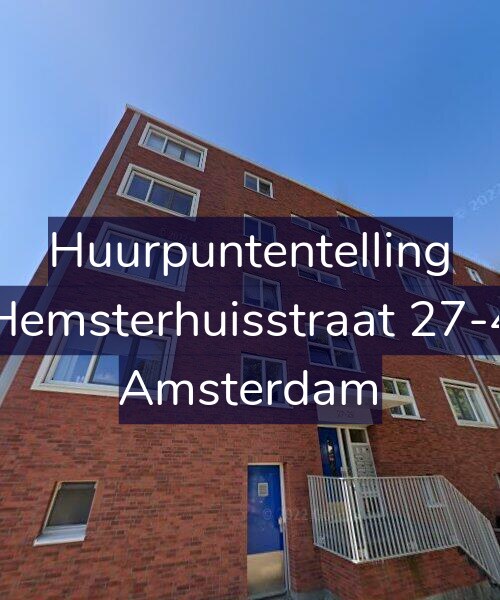 Foto gevel Huurpuntentelling voor Hemsterhuisstraat 27-4, Amsterdam