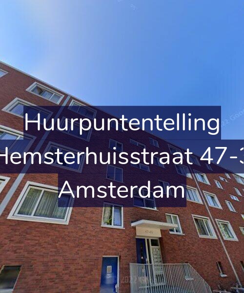 Foto gevel Huurpuntentelling voor Hemsterhuisstraat 47-3, Amsterdam