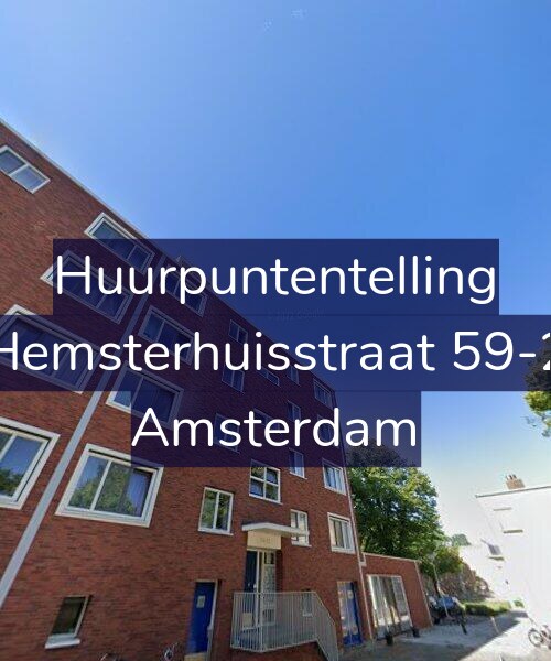 Foto gevel Huurpuntentelling voor Hemsterhuisstraat 59-2, Amsterdam