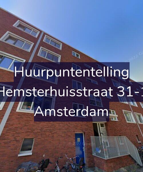 Foto gevel Huurpuntentelling voor Hemsterhuisstraat 31-1, Amsterdam