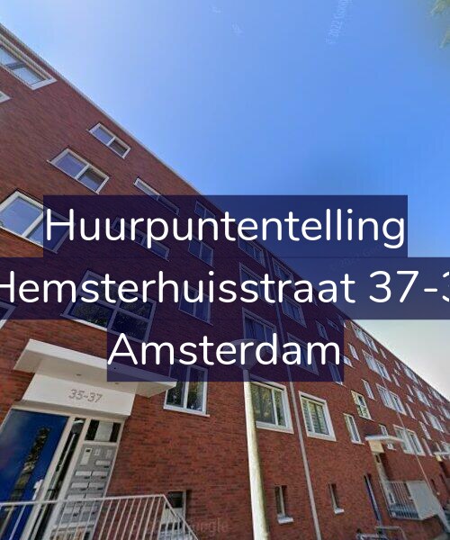 Foto gevel Huurpuntentelling voor Hemsterhuisstraat 37-3, Amsterdam
