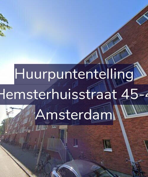 Foto gevel Huurpuntentelling voor Hemsterhuisstraat 45-4, Amsterdam