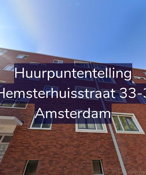 Foto gevel Huurpuntentelling voor Hemsterhuisstraat 33-3, Amsterdam