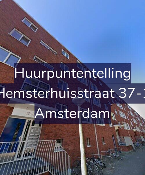 Foto gevel Huurpuntentelling voor Hemsterhuisstraat 37-1, Amsterdam