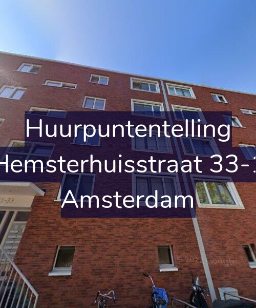 Foto gevel Huurpuntentelling voor Hemsterhuisstraat 33-1, Amsterdam