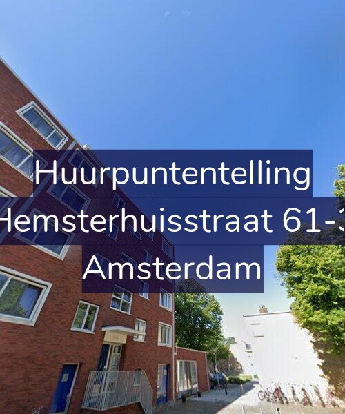 Foto gevel Huurpuntentelling voor Hemsterhuisstraat 61-3, Amsterdam