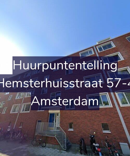 Foto gevel Huurpuntentelling voor Hemsterhuisstraat 57-4, Amsterdam