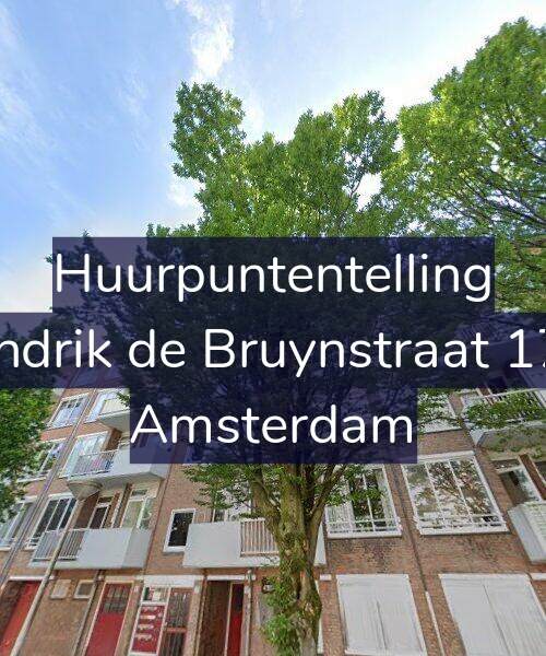 Foto gevel Huurpuntentelling voor Hendrik de Bruynstraat 17-2, Amsterdam