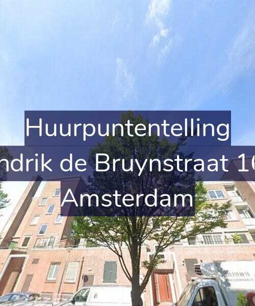 Foto gevel Huurpuntentelling voor Hendrik de Bruynstraat 16-2, Amsterdam