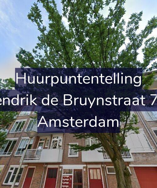 Foto gevel Huurpuntentelling voor Hendrik de Bruynstraat 7-3, Amsterdam