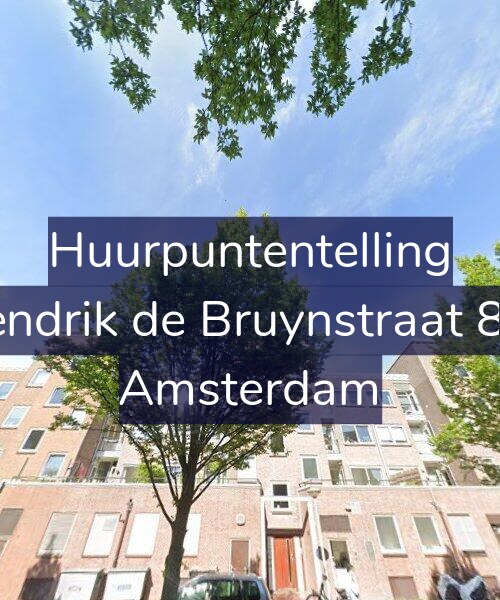 Foto gevel Huurpuntentelling voor Hendrik de Bruynstraat 8-2, Amsterdam