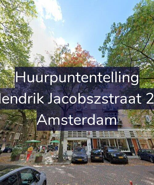 Foto gevel Huurpuntentelling voor Hendrik Jacobszstraat 20, Amsterdam