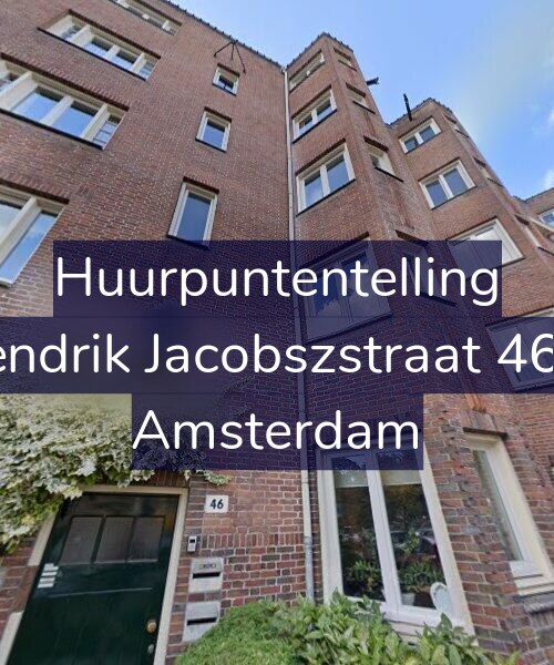 Foto gevel Huurpuntentelling voor Hendrik Jacobszstraat 46-2, Amsterdam
