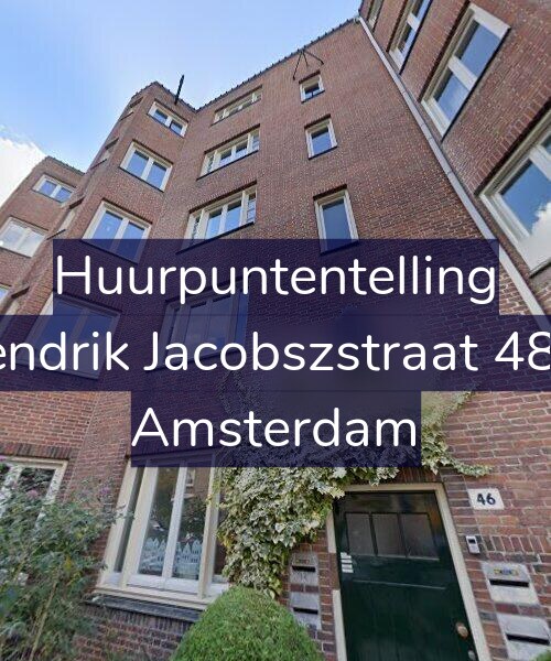 Foto gevel Huurpuntentelling voor Hendrik Jacobszstraat 48-2, Amsterdam