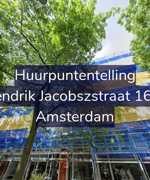 Foto gevel Huurpuntentelling voor Hendrik Jacobszstraat 16-2, Amsterdam