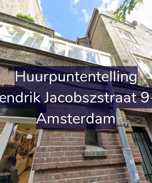 Foto gevel Huurpuntentelling voor Hendrik Jacobszstraat 9-1, Amsterdam