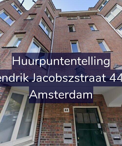 Foto gevel Huurpuntentelling voor Hendrik Jacobszstraat 44-1, Amsterdam