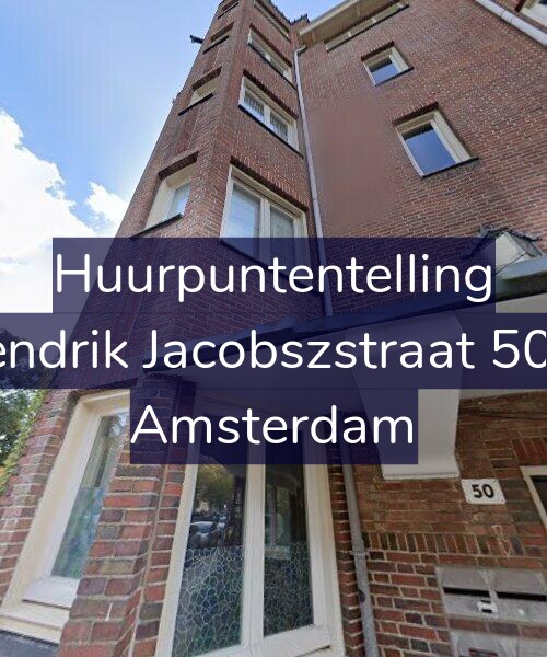 Foto gevel Huurpuntentelling voor Hendrik Jacobszstraat 50-2, Amsterdam