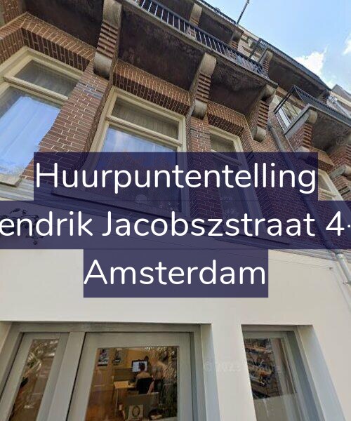 Foto gevel Huurpuntentelling voor Hendrik Jacobszstraat 4-4, Amsterdam