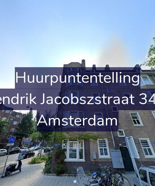Foto gevel Huurpuntentelling voor Hendrik Jacobszstraat 34-2, Amsterdam