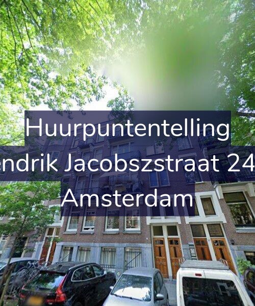 Foto gevel Huurpuntentelling voor Hendrik Jacobszstraat 24-H, Amsterdam
